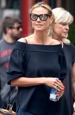 HEIDI KLUM Out in New York 06/27/2016