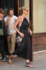 HEIDI KLUM Out in Tribeca  06/22/2016