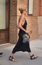 HEIDI KLUM Out in Tribeca  06/22/2016