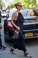 HEIDI KLUM Out in Tribeca  06/22/2016