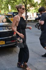 HEIDI KLUM Out in Tribeca  06/22/2016