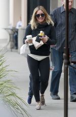 HILARY DUFF at a Gas Station in Beverly Hills 06/11/2016