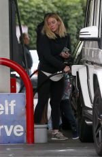HILARY DUFF at a Gas Station in Beverly Hills 06/11/2016