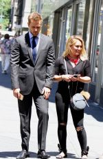 HILARY DUFF in the Set of "Younger