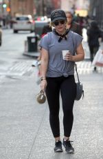 HILARY DUFF Leaves a Gym in New York 06/20/2016
