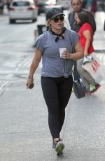 HILARY DUFF Leaves a Gym in New York 06/20/2016