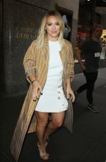 HILARY DUFF Leaves Her Hotel in New York 06/23/2016
