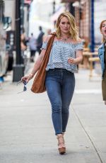 HILARY DUFF Out and About in New York 06/07/2016