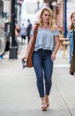 HILARY DUFF Out and About in New York 06/07/2016