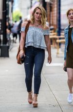 HILARY DUFF Out and About in New York 06/07/2016