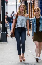 HILARY DUFF Out and About in New York 06/07/2016