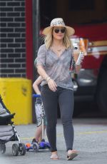 HILARY DUFF Out and About in New York 06/28/2016