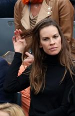 HILARY SWANK at French Tennis Open Final 2016 at Roland Garros 06/05/2016