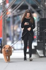 HILARY SWANK Walks Her Dogs Out in New York 06/18/2016