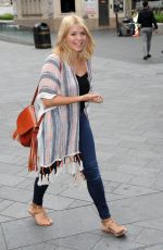 HOLLY WILLOGHBY Arrives at Global House in London 06/10/2016