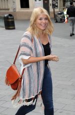 HOLLY WILLOGHBY Arrives at Global House in London 06/10/2016