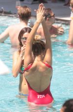 HAILEY BALDWIN in Swimsuit at a Pool in Miami 06/12/2016