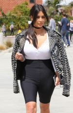 KIM KARDASHIAN Arrives at a Meeting in Santa Monica 05/31/2016