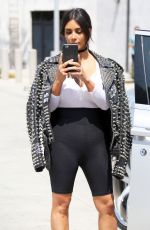 KIM KARDASHIAN Arrives at a Meeting in Santa Monica 05/31/2016