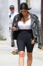 KIM KARDASHIAN Arrives at a Meeting in Santa Monica 05/31/2016