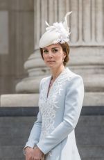 KATE MIDDLETON Arrives at National Service of Thanksgiving for 90th Birthday of Queen Elizabeth II in London 06/10/2016