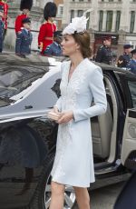 KATE MIDDLETON Arrives at National Service of Thanksgiving for 90th Birthday of Queen Elizabeth II in London 06/10/2016