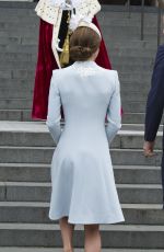 KATE MIDDLETON Arrives at National Service of Thanksgiving for 90th Birthday of Queen Elizabeth II in London 06/10/2016