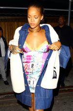 RIHANNA at Nice Guy in West Hollywood 06/11/2016
