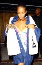 RIHANNA at Nice Guy in West Hollywood 06/11/2016