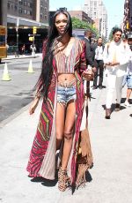 JESSICA WHITE Arrives at AOL Studio in New York 06/09/2016