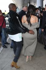 KIM KARDASHIAN at LAX Airport in Los Angeles 06/12/2016
