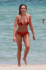 ALYSSA JULYA SMITH in Bikini on the Beach in Miami 06/18/2016