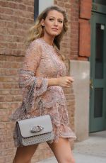 BLAKE LIVELY Leaves Her Hotel in New York 06/20/2016