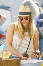 ELIZABETH OLSEN at a Farmers Market in Studio City 06/26/2016