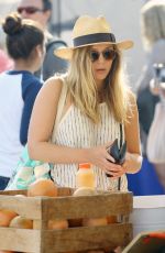 ELIZABETH OLSEN at a Farmers Market in Studio City 06/26/2016