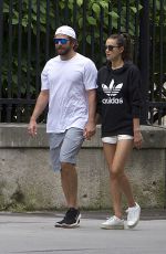 IRINA SHAYK and Bradley Cooper Out in Paris 06/22/2016