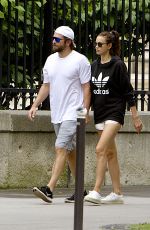 IRINA SHAYK and Bradley Cooper Out in Paris 06/22/2016