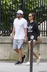 IRINA SHAYK and Bradley Cooper Out in Paris 06/22/2016