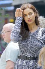IRINA SHAYK on the Set of a Photoshoot in New York 06/17/2016