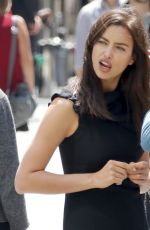 IRINA SHAYK on the Set of a Photoshoot in New York 06/17/2016