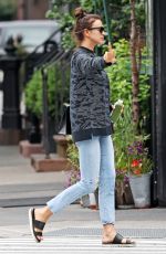 IRINA SHAYK Out and About in New York 06/16/2016