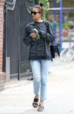 IRINA SHAYK Out and About in New York 06/16/2016