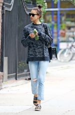 IRINA SHAYK Out and About in New York 06/16/2016