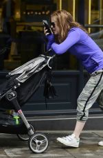 ISLA FISHER Out and About in London 06/08/2016