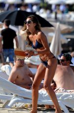 IZABEL GOULART in Bikini at a Beach in Ibiza 06/17/2016