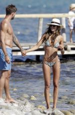 IZABEL GOULART in Bikini at a Beach in Ibiza 06/18/2016