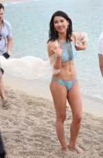 JACQUELINE MACINNES WOOD in Bikini at a Beach in Monte Carlo 06/16/2016