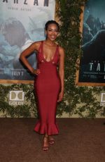 JAZMYN SIMON at ‘The Legend of Tarzan’ Premiere in Hollywood 06/27/2016