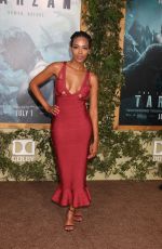 JAZMYN SIMON at ‘The Legend of Tarzan’ Premiere in Hollywood 06/27/2016
