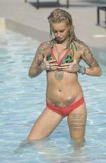 JEMMA LUCY in Bikini at a Pool in Ibiza 06/11/2016